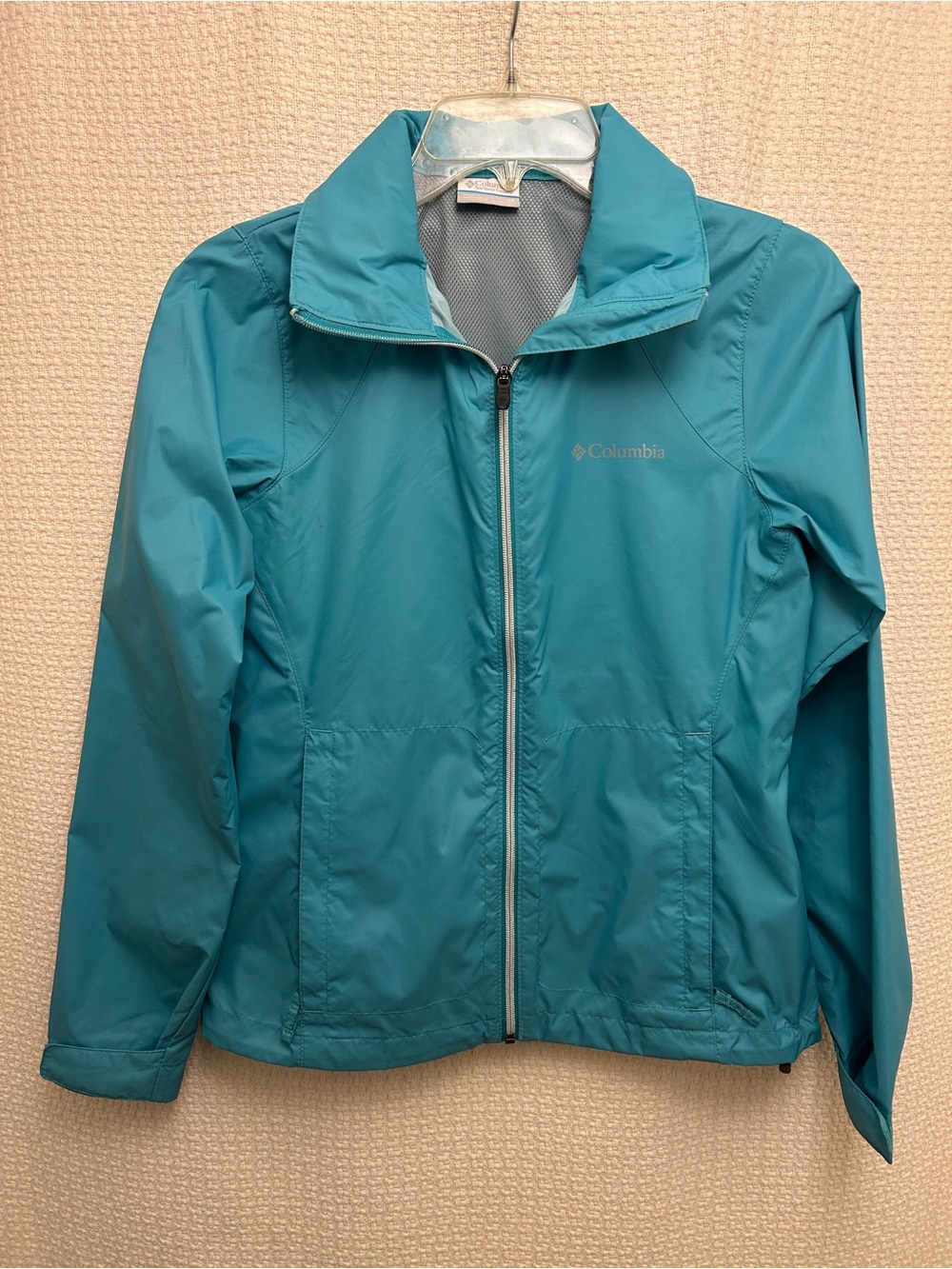 Columbia Women's Teal Blue Hooded Utility Jacket